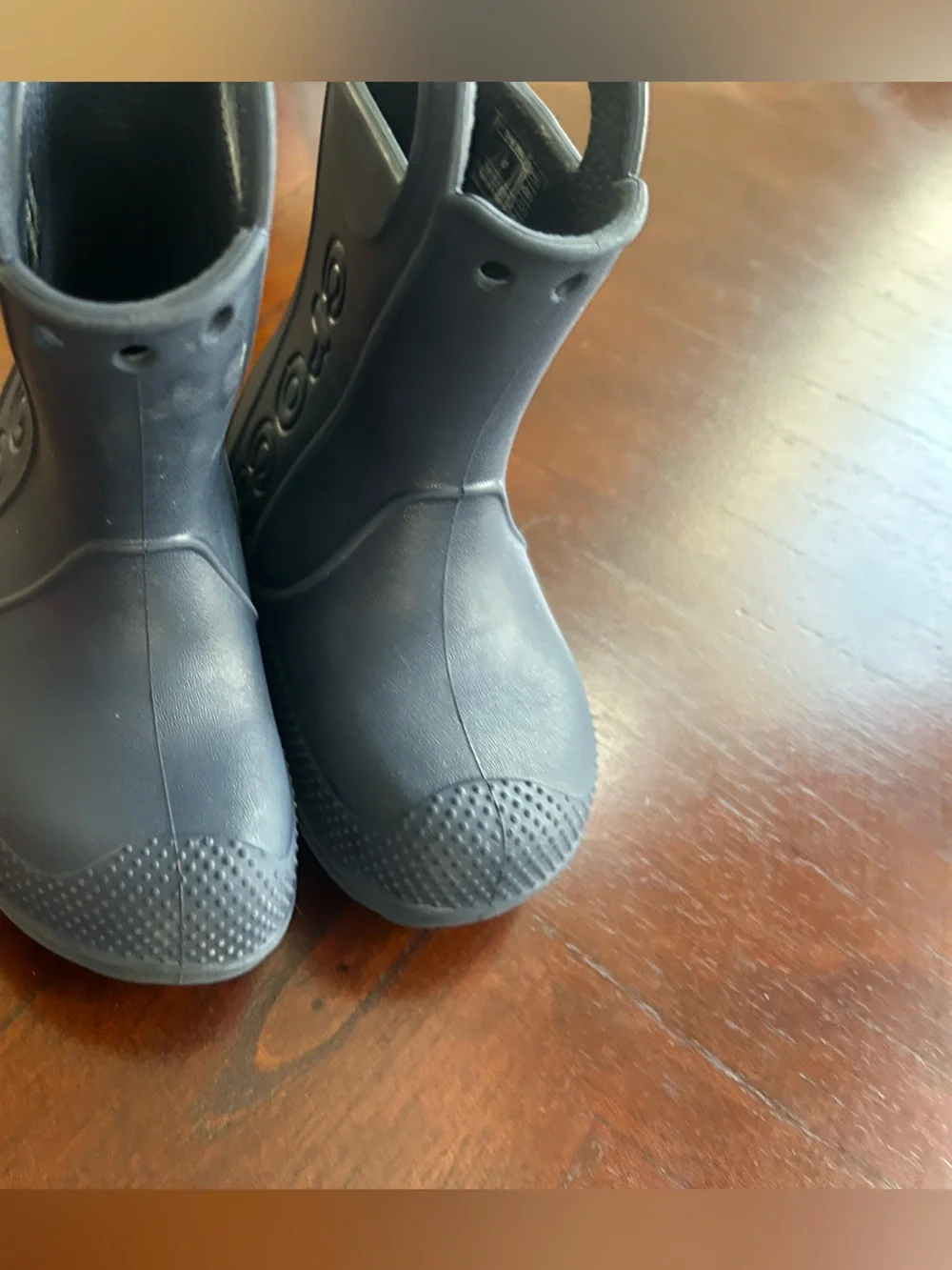CROCS Kids Black Rain & Snow Pull-On Boots size C7